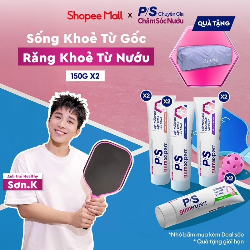 [SHOPEEVIP] Bộ 2 Kem đánh răng P/S Chuyên Gia Chăm Sóc Nướu 150g-Sạch khe nướu, Bảo vệ vùng răng bị mòn & Giảm ê buốt