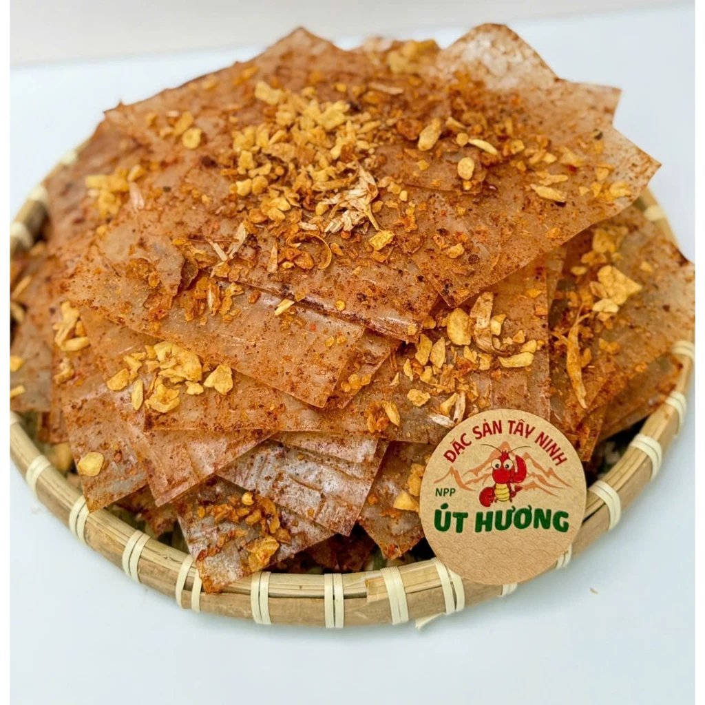 Bánh tráng tỏi muối sặc siêu cay ( chay mặn đều dùng được ) _ Đặc sản tây ninh