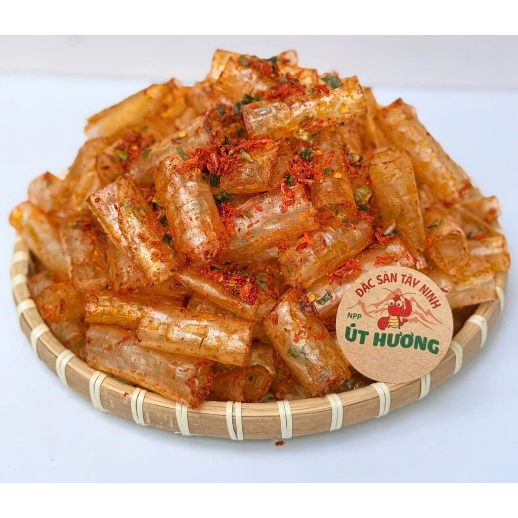 Bánh tráng cuộn sate tôm _ Đặc Sản Tây Ninh