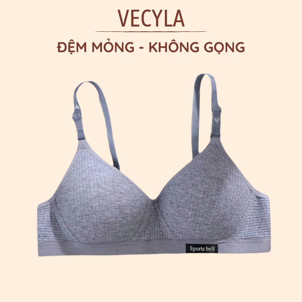 Áo ngực nữ VECYLA cotton không gọng nâng ngực, áo lót nữ mềm mại thoáng mát tôn vòng 1 gợi cảm A 30 / 138