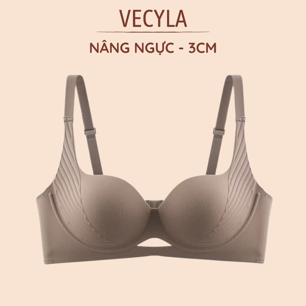 [HÀNG CAO CẤP] Áo ngực nữ VECYLA - Áo lót su đúc mặc áo dài nâng đỡ vòng 1 không lộ viền A 2981