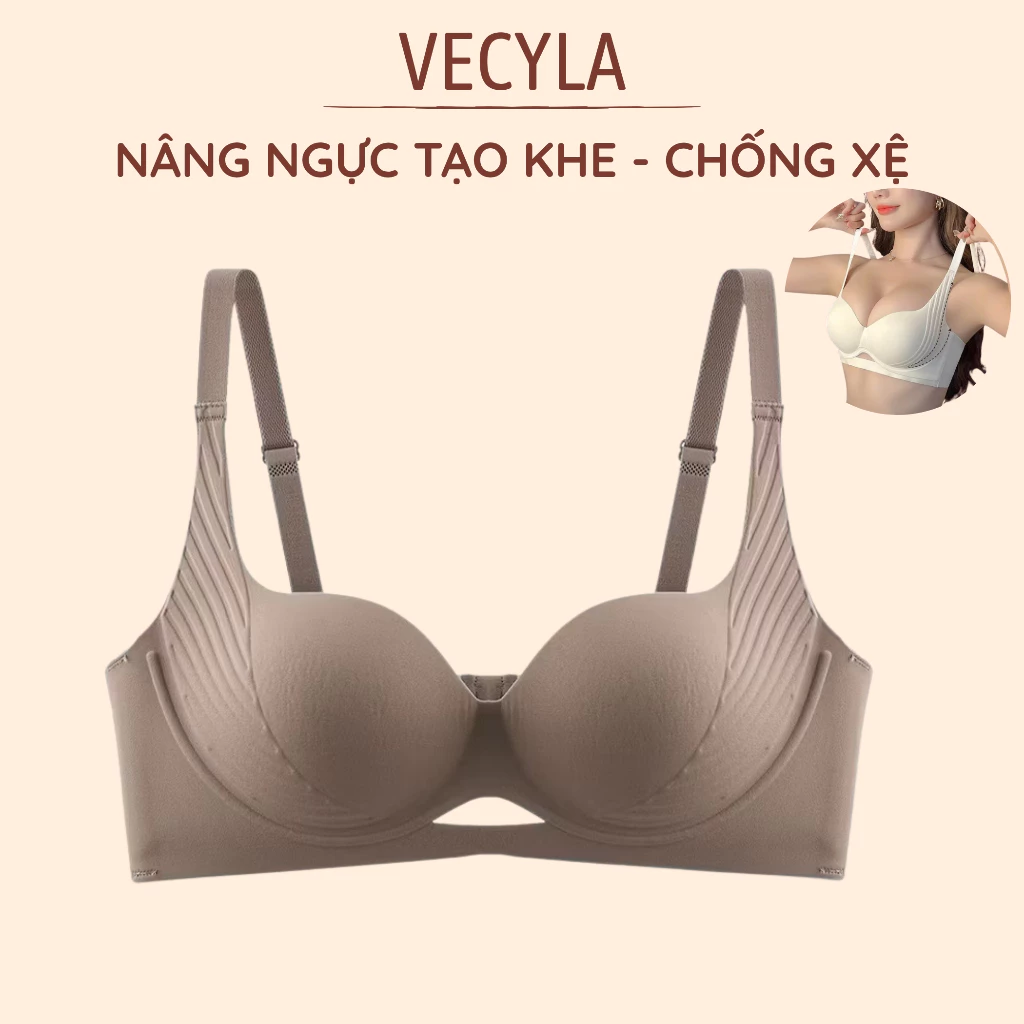 [ HÀNG CAO CẤP] Áo lót nữ VECYLA su đúc đệm vừa 3cm nâng ngực chống xệ, phù hợp mặc áo dài A 2981