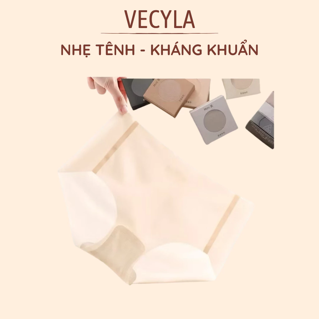 Quần Lót Nữ VECYLA Su Thạch Lụa Băng H3-01 Hộp Mini Siêu Mỏng Nhẹ Kháng Khuẩn Siêu Tàng Hình Mã MINI