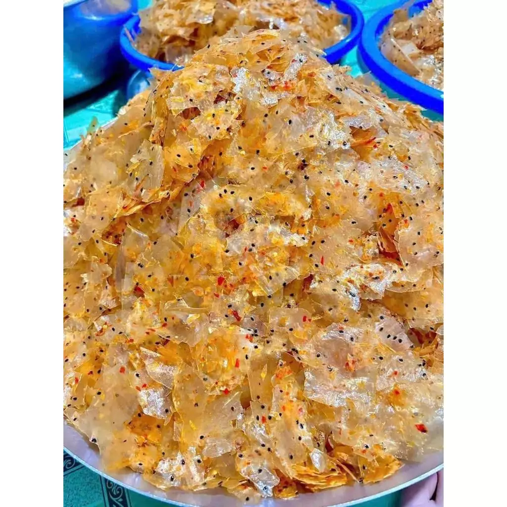 Bịch 500gram Bánh Tráng Mắm Tỏi Ớt Phan Rang Giòn Tan Vừa Vị - Đặc Sản Phan Rang