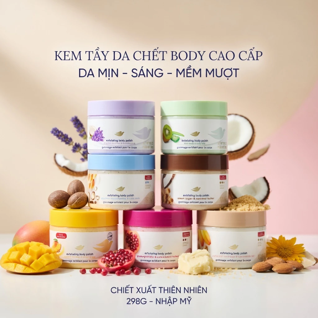 Kem Tẩy Da Chết DOVE (298g-Mỹ)
