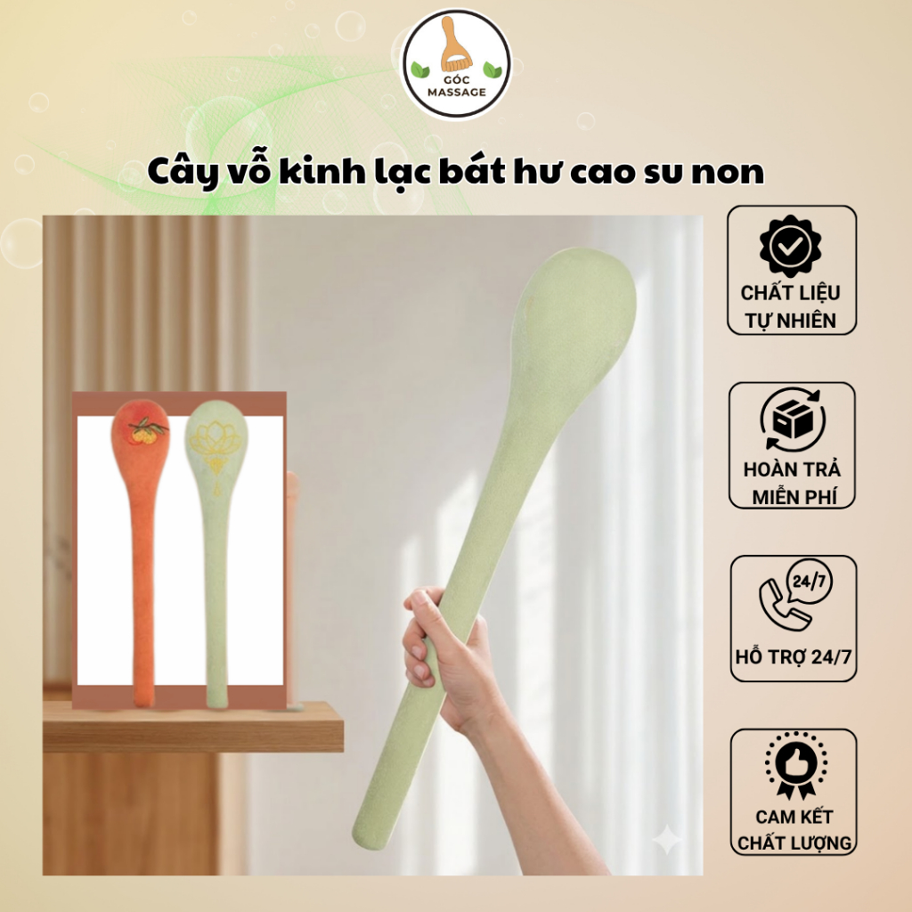 Cây vỗ kinh lạc bát hư cao su non, búa massage thư giãn, khai thông kinh mạch…
