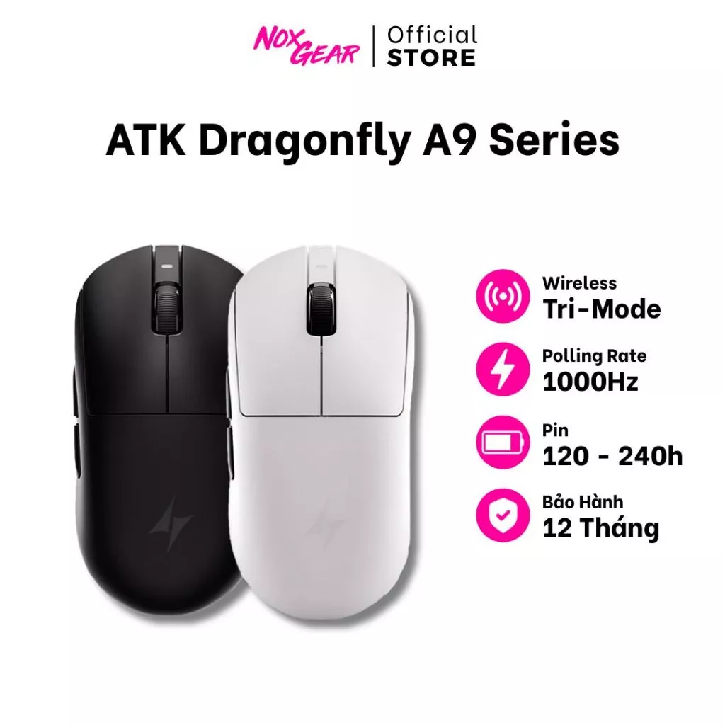 [Chính Hãng BH12T] Chuột Gaming ATK A9 SE | A9 | A9 Plus | A9 Promax | A9 Ultra - Chính Hãng Bảo Hành 1 Năm