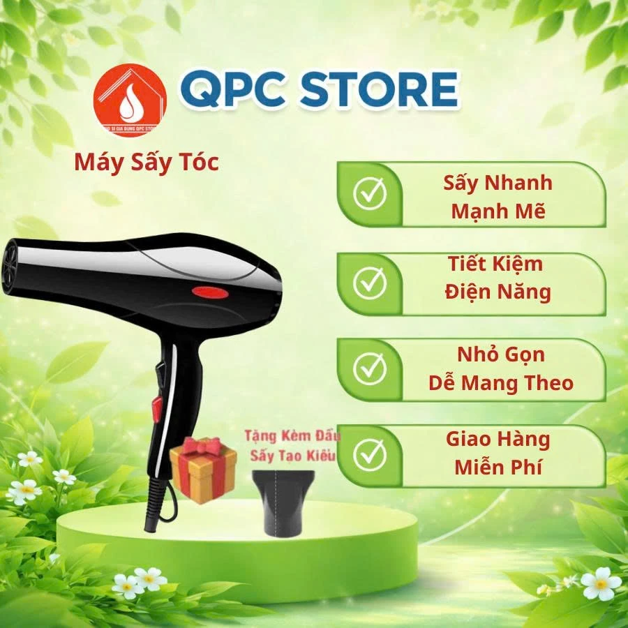 Máy Sấy Tóc 2 Chiều Nóng Lạnh Công Suất Lớn 3500W - Máy Sấy Tóc Tạo Kiểu Chuẩn Salon