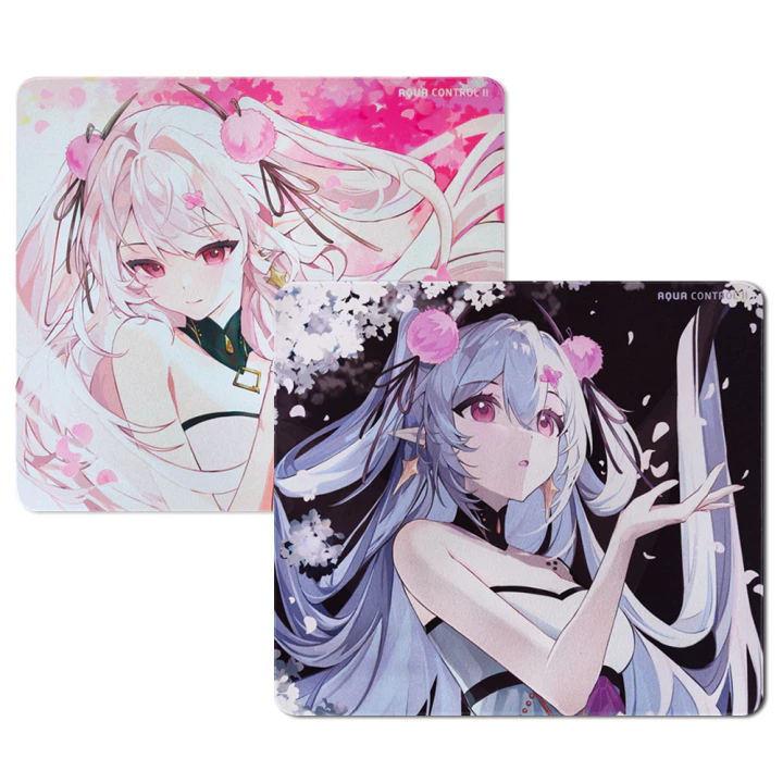 Tấm lót chuột chơi game X-Raypad Aqua Control II – MAKO Sakura (Đêm & Hồng) ( Xraypad)
