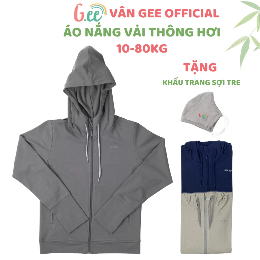 Áo chống nắng nữ, áo nắng bé gái vải Hyper air cách nhiệt, chống nắng nóng, chống kia UV 99% cân nặng 10-75kg