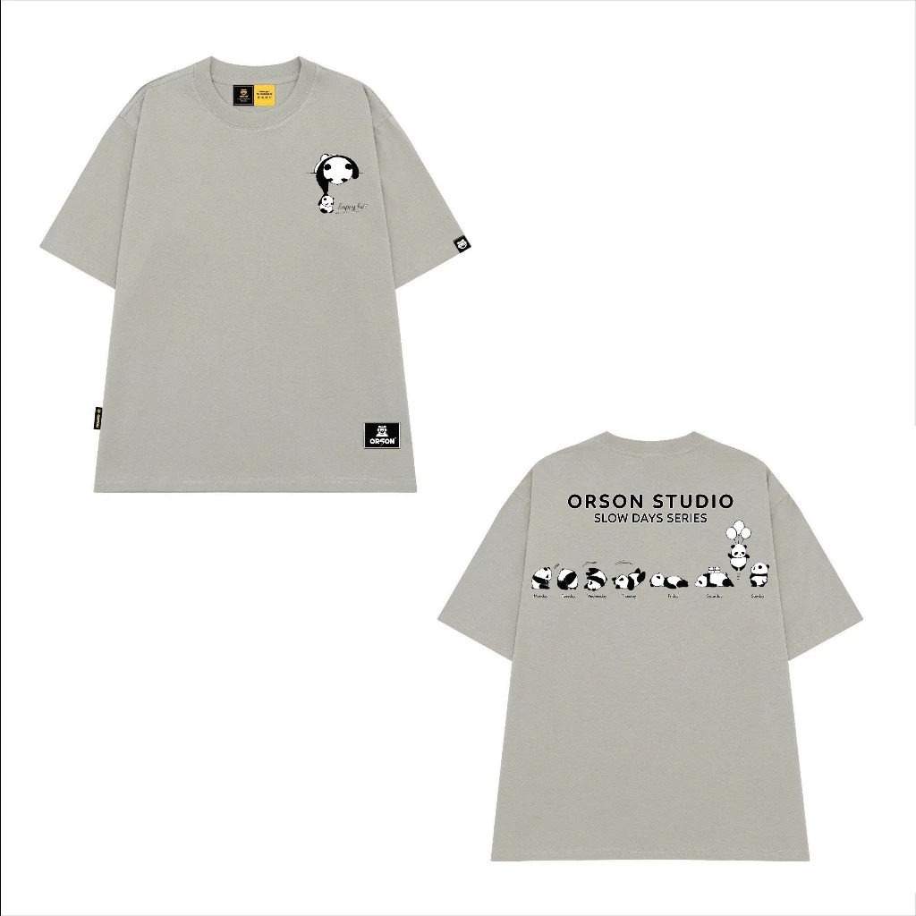 Áo thun Local Brand Orson Studio - Tee HAPPY FU Unisex Form Rộng Tay Lỡ Dành Cho Nam Nữ, Thoáng Mát, Co Dãn
