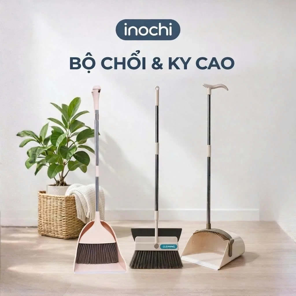 Bộ chổi và ky cao Inochi - Chính hãng INOCHI Cung Cấp