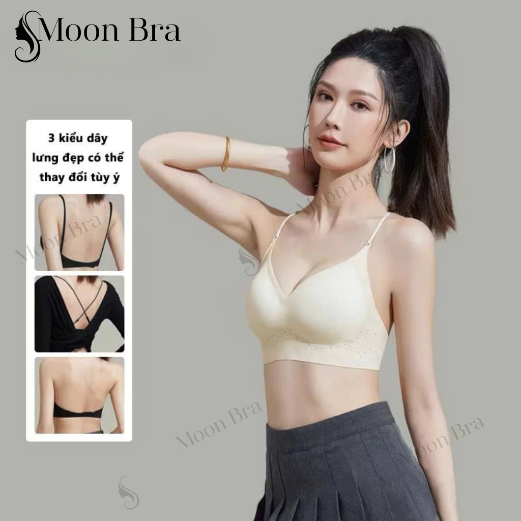 [A24] [DEAL MỞ BÁN]  Áo Ngực Vô Hình, Mỏng Nhẹ, Lưng Đẹp Không Hằn, Dây Vai Mảnh Lấp Lánh Mặc Hở Vai, Chất Liệu Mát Lạ