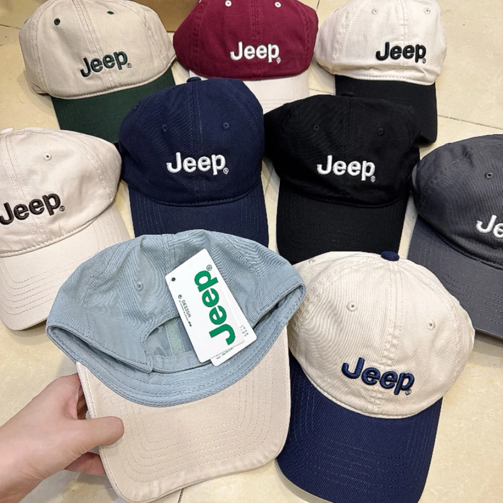 (CHÍNH HÃNG) Mũ lưỡi trai J.eep cool field basic viền NY unisex nam nữ thời trang 2022