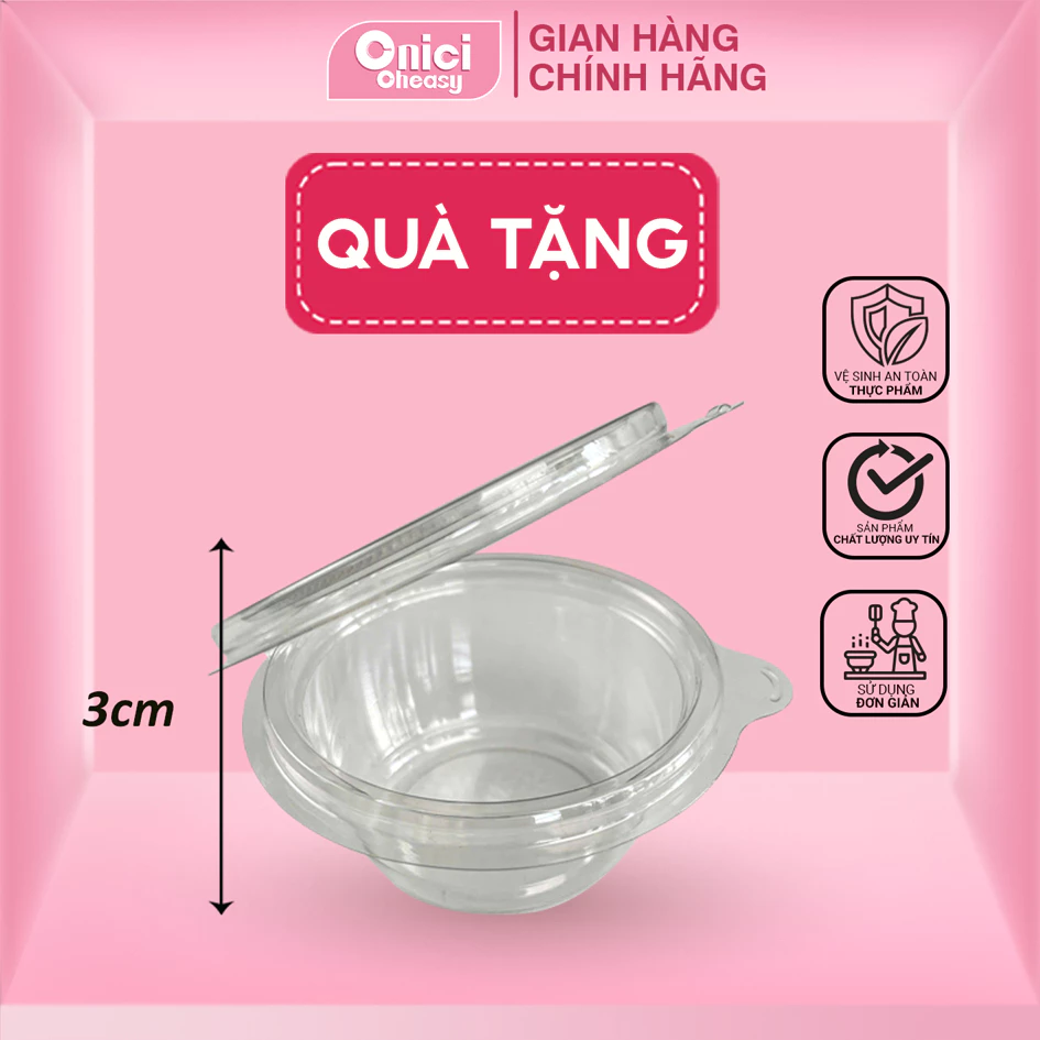 (QUÀ TẶNG KHÔNG BÁN) Cây 50 hủ 60ml hủ 2oz ONICI