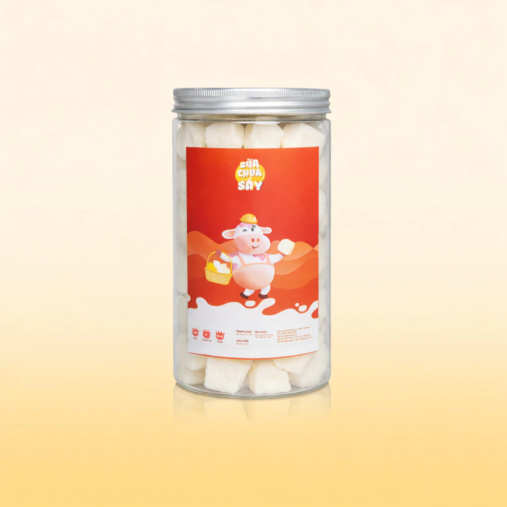 Viên Sữa Chua Sấy Giòn Ăn, Vặt Healthy, Chua Ngọt Tự Nhiên Befresco