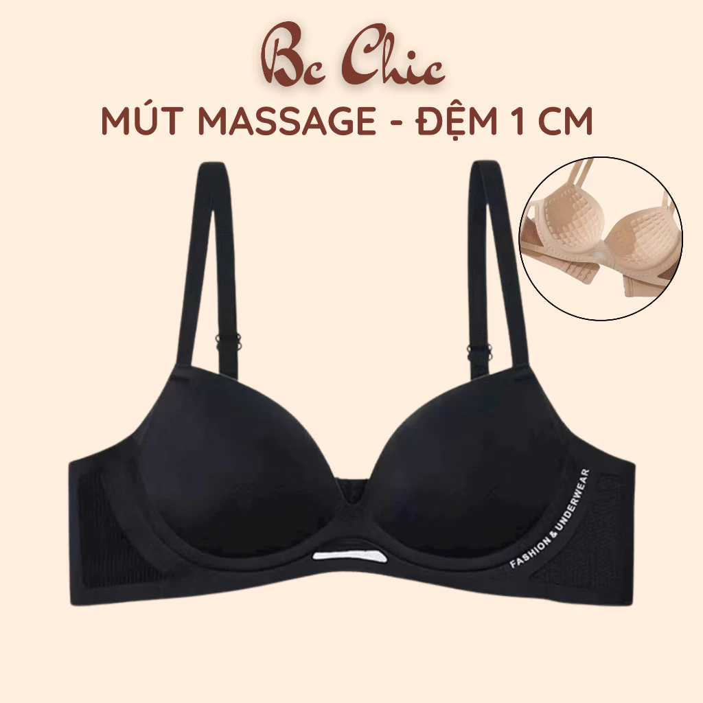 [TĂNG SIZE] Áo lót VECYLA su A 207 không viền mút mỏng 1cm ,đệm kiểu mới full size 36-42, Áo ngực nữ
