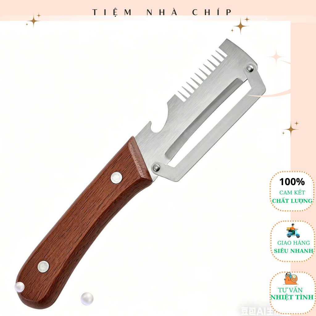Dao Cắt Sợi Hành Dụng Cụ Tỉa Hành Đa Năng, Chẻ Sợi Rau Muống Bằng Thép Không…