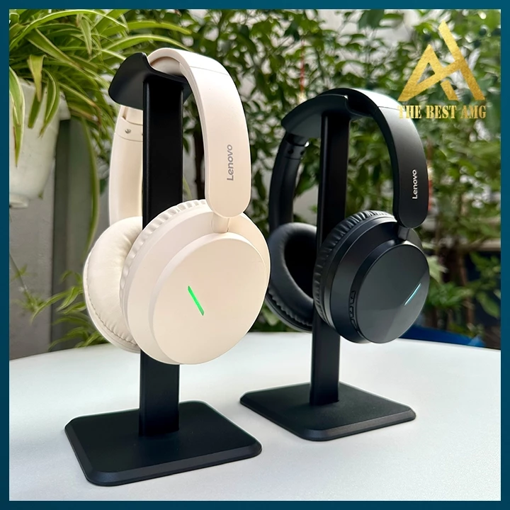 Tai Nghe Chụp Tai Bluetooth Không Dây Lenovo EH140 Có Mic Led RGB Gaming Bass Cực Mạnh Pin Trâu Âm Thanh Cực Hay