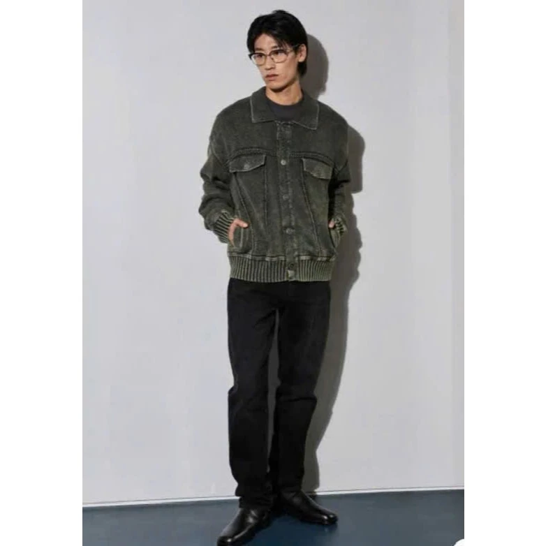 Quần jean denim dáng suông Buc.ka.roo dành cho nam