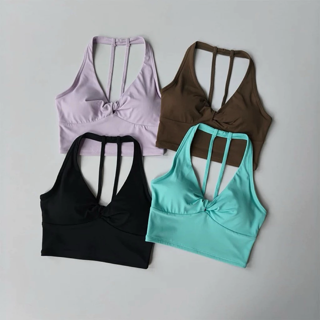 Áo Bra Thể Thao Nữ Nâng Ngực – Áo Gym Yoga Dây Lưng Chữ Y Sexy | Croptop Tập Gym Co Giãn, Ôm Dáng