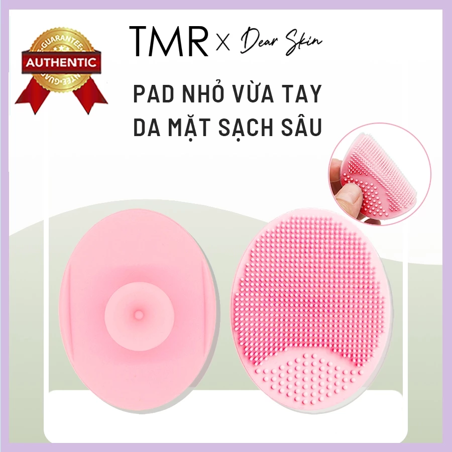 Pad Rửa Mặt Silicone TMR Làm Sạch Sâu Chăm Da Tẩy Tế Bào Chết Hiệu Quả An Toàn