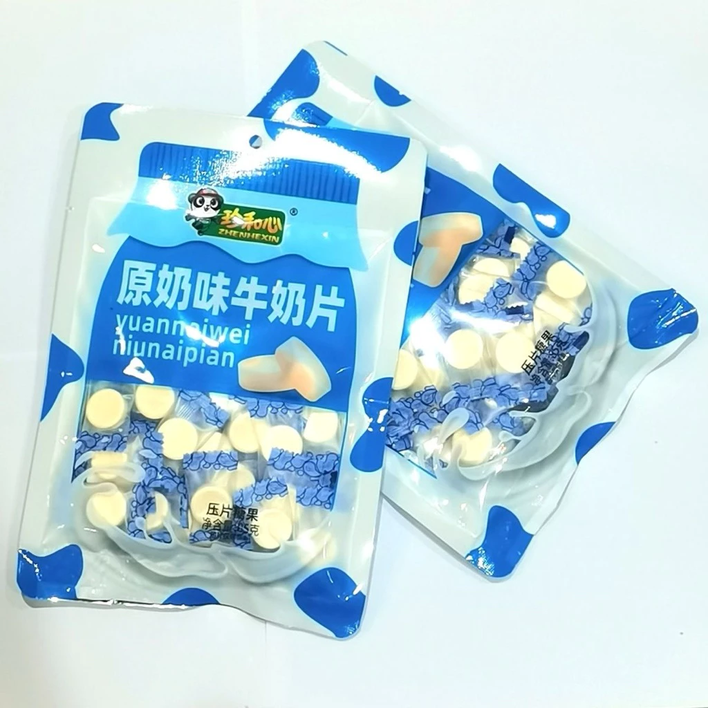 [C-MART] Kẹo Sữa Bò Viên Nén ZHENHEXIN Gói 85g