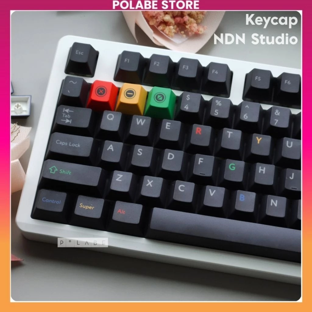 [Chính Hãng] Keycap NDN Studio Traffic Light - Cherry Profile PBT Dyesub - Polabe