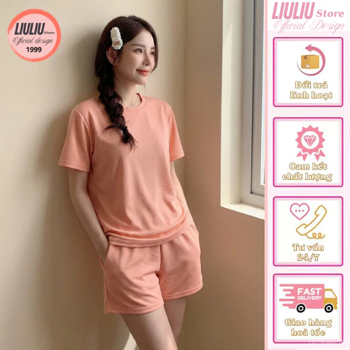 Bộ Đồ Nữ Thun Tổ Ong – Thời Trang, Trẻ Trung, Nhiều Màu
