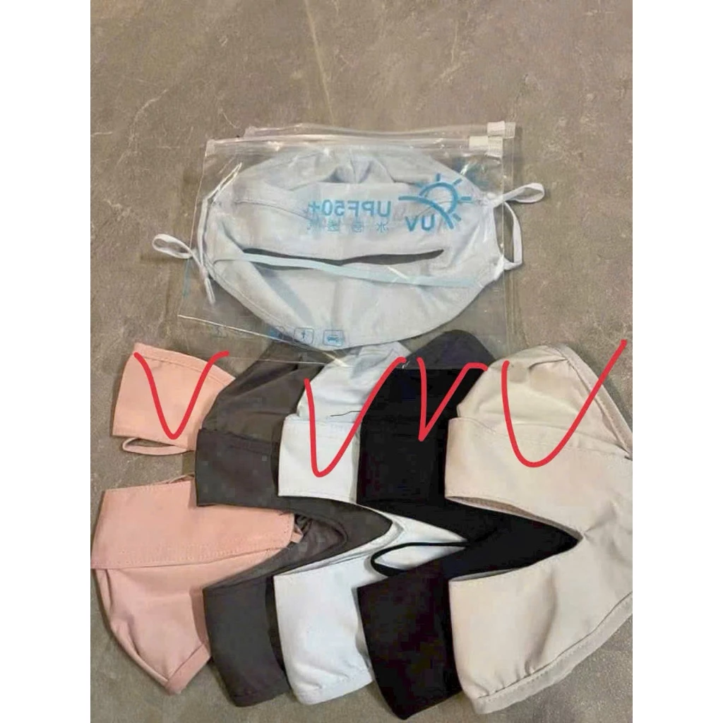 Td88 Khẩu Trang  lụa Che TRÁN, Che Kín Toàn Mặt, Chống Tia U.V, Khẩu Trang Chống Nắng Thời Trang Nam Nữ