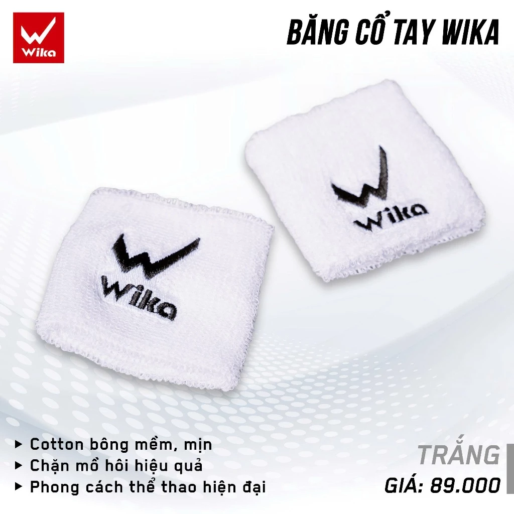 Băng Cổ Tay Wika Chính Hãng, Băng Chặn Mồ Hôi Ôm Tay Dùng Trong Thể Thao Hàng Ngày