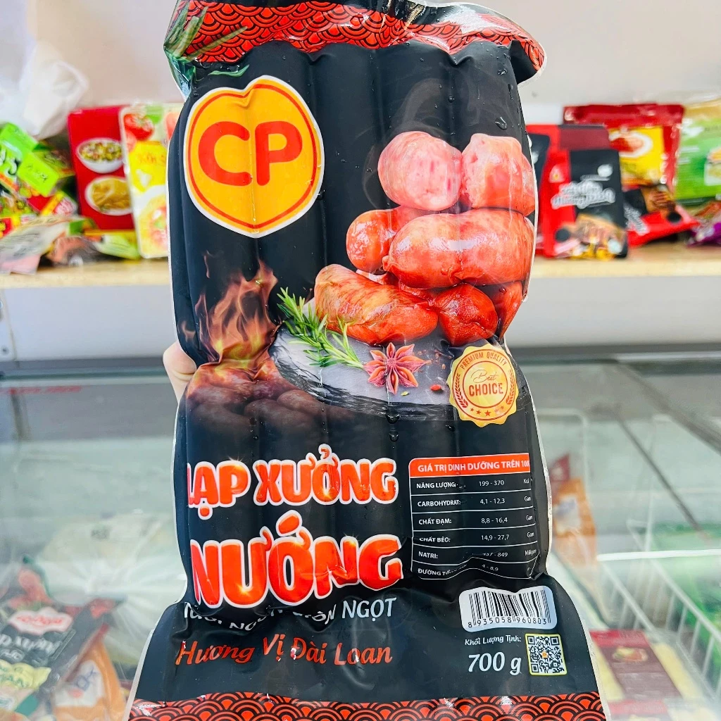 Lạp Xưởng CP Nướng Hương Vị Đài Loan 700G - Đậm Đà, Chuẩn Vị, Ăn Là Mê