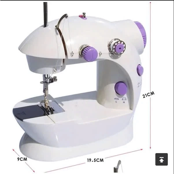 Máy may mini gia đình , Máy May Để Bàn Nhỏ Gọn (Máy May tím)