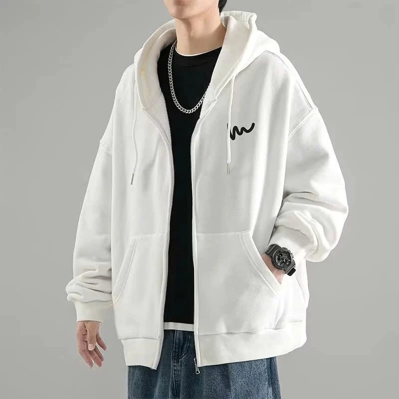 Áo Khoác Nỉ Hoodie Zip 2 lớp Form Rộng Unisex Thời Trang Streetwear ( có túi trong )