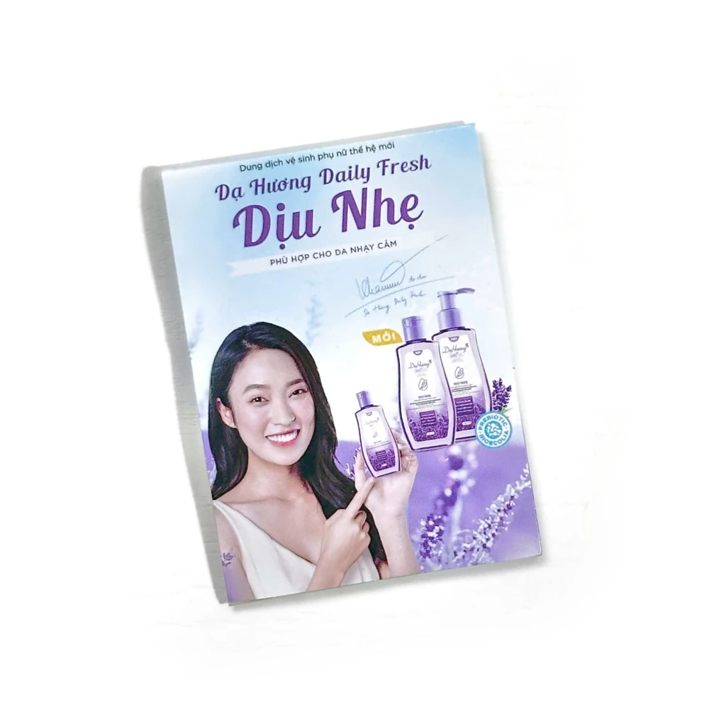 {Hàng tặng không bán} Combo 5 Kẹp 2 gói DDVS Dạ Hương Daily Fresh dịu nhẹ 3ml/gói