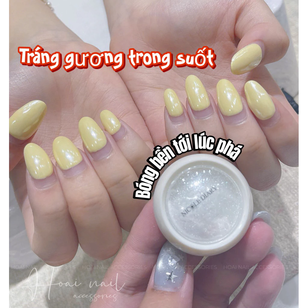 Tráng gương trong loại cao cấp nicole diary
