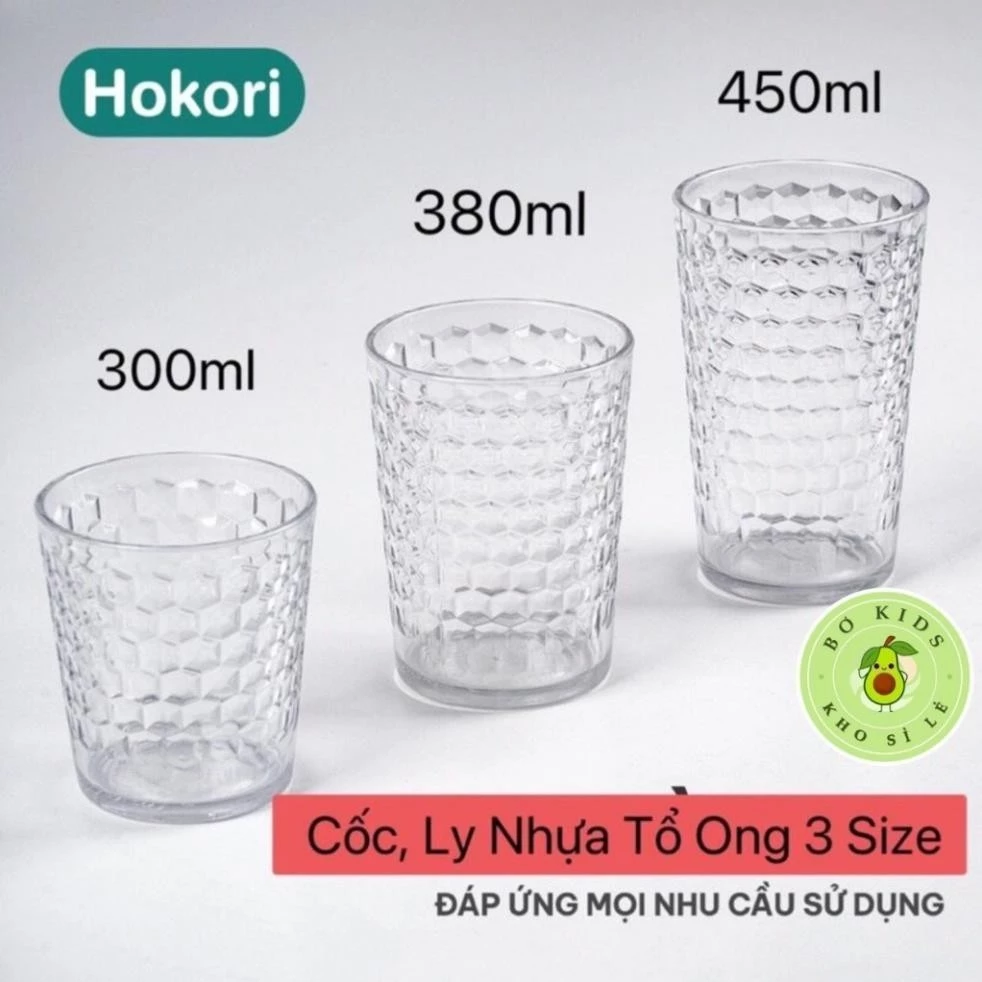 Cốc Nhựa Uống Nước Hãng Việt Nhật từ 180ml đến 460ml, ca uống nước, ly kem, sữa chua, sinh tố