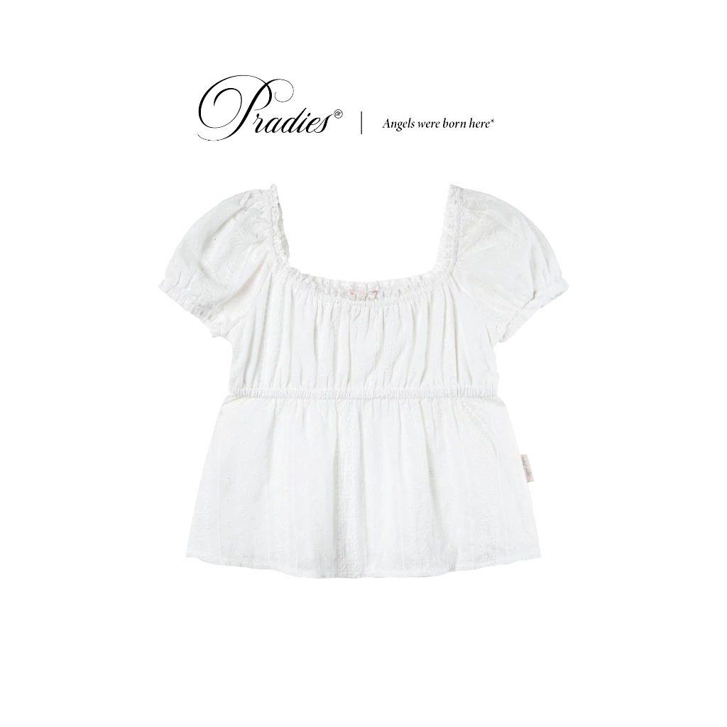 Áo Kiểu Nữ Babydoll Phối Ren PRADIES - Fleur Sauvage