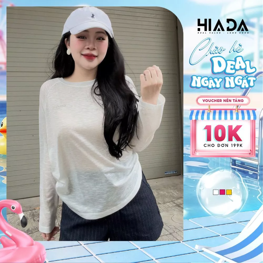 [NEW ARRIVAL ] Áo Thun Dài Tay Nữ Form Babytee Chất Liệu Cotton Thun Xước Mỏng, Cầu Vai RagLan, Co Giãn 4 Chiều Mềm Mại