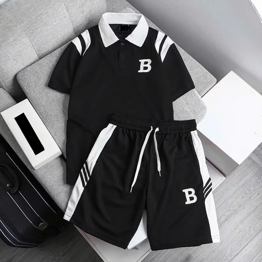 Bộ Đồ Nam Áo Thun + Quần Short Chất Tổ Ong , Thoáng Mát, Thấm Hút Mồ Hôi