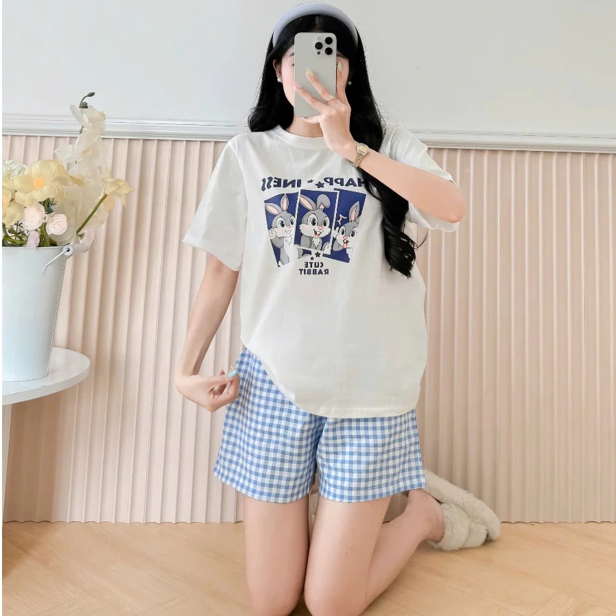 [RẺ VÔ ĐỊCH] Sét bộ đùi mặc hè mới nhất 2025, Đồ bộ mặc nhà in hình siêu xinh, Sét bộ mặc ngủ chất thun cotton mềm mát