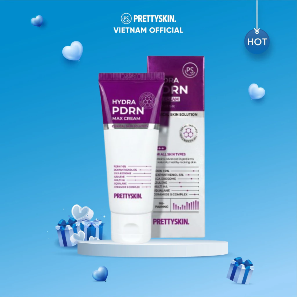 Kem dưỡng ẩm phục hồi căng bóng sinh học PDRN PS. PRETTYSKIN.