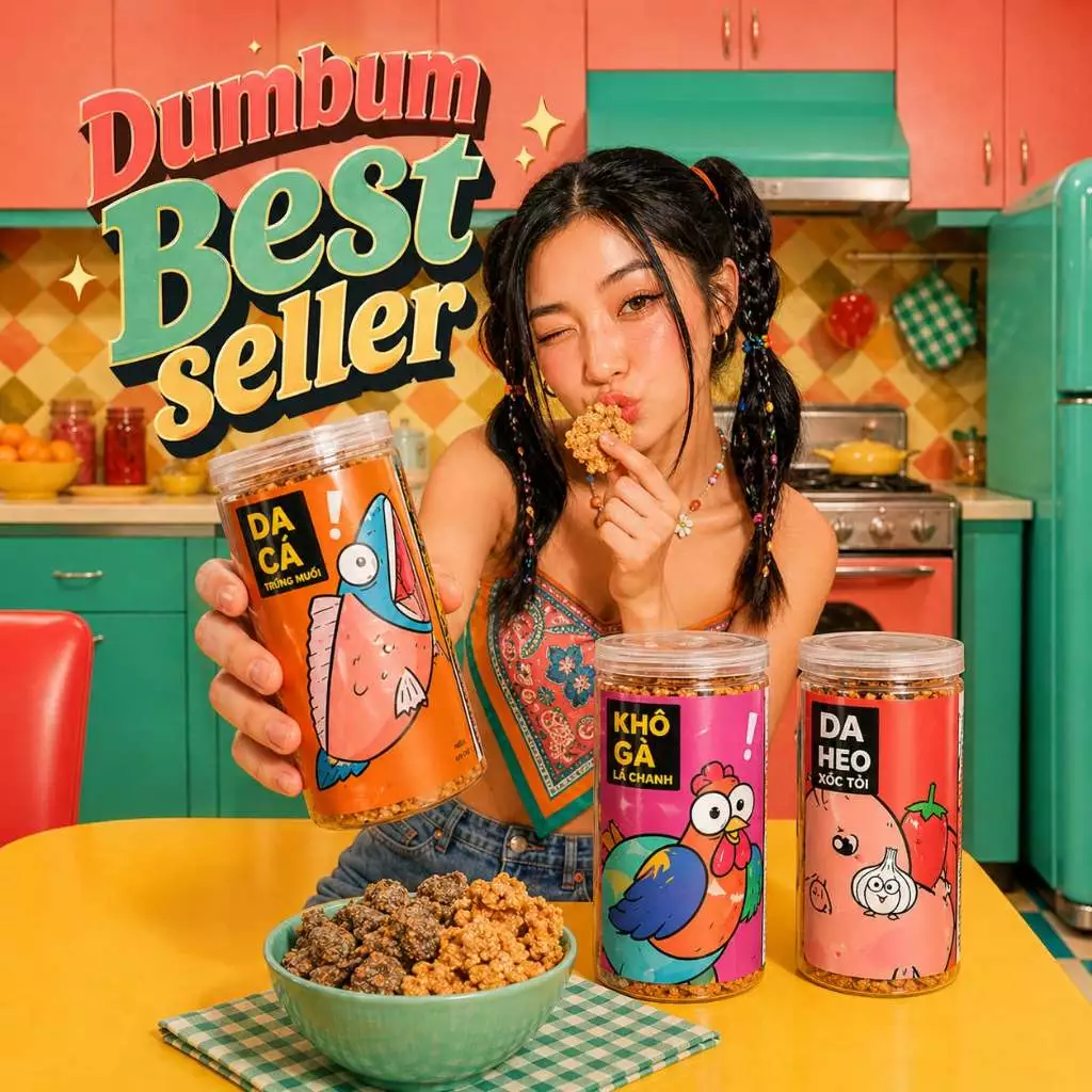 Combo ăn vặt Dum Bum best seller ngon nhức nách