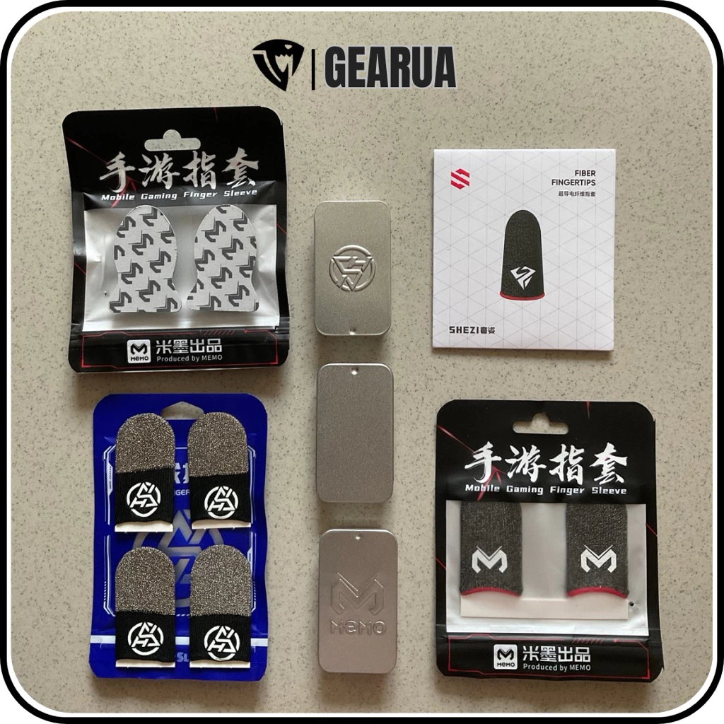 Combo Bao Tay Chơi Game Kèm Hộp Đựng Cho Pubg Liên Quân Freefire