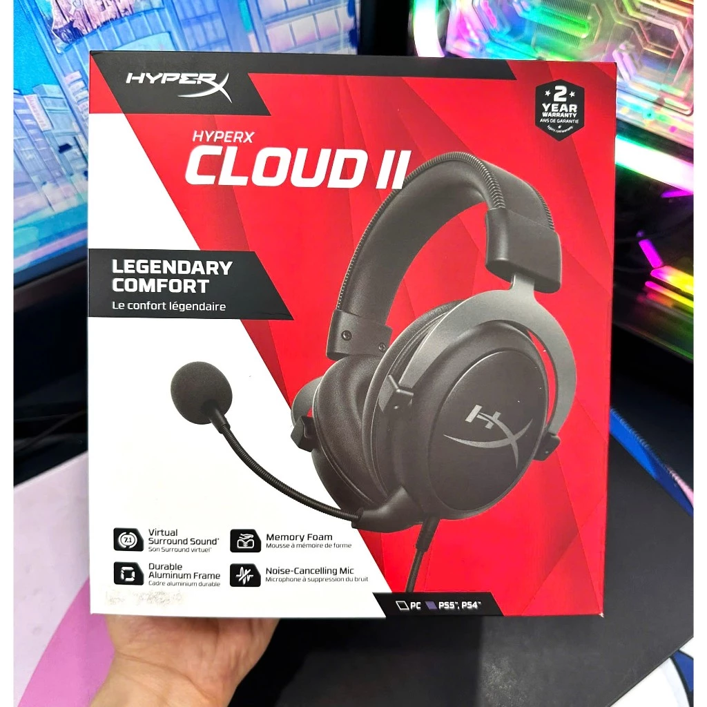 Tai nghe HyperX Cloud 2 Xám Gun Metal Limited ( Đã kèm sound card 7.1 ) , new 100% , giá rẻ nhất thị trường