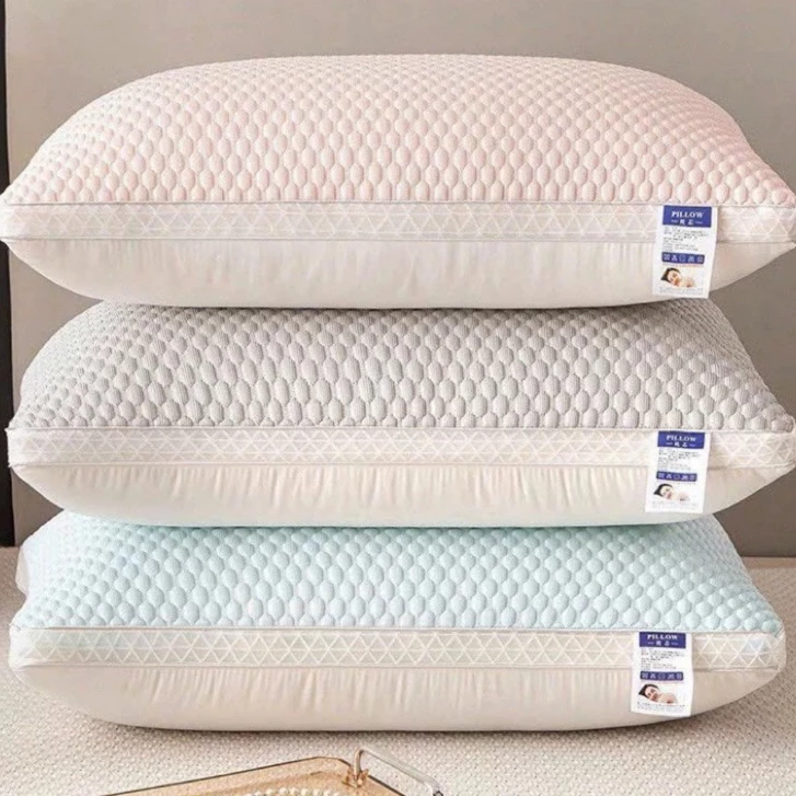 Gối nằm băng lạnh mát lạnh suốt đêm lõi bông tinh khiết kháng khuẩn 50x70cm Gối ngủ spa massage êm ái