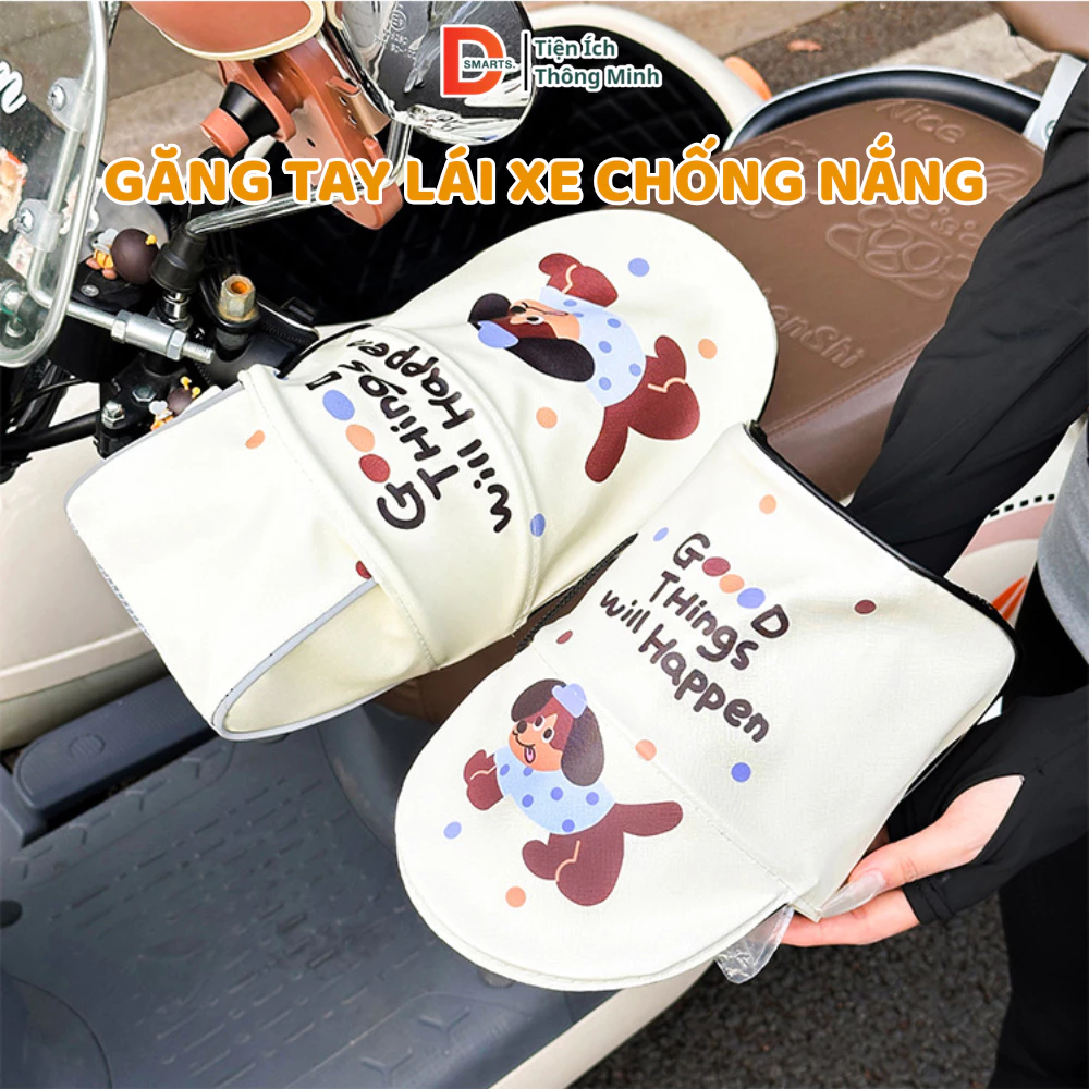 Găng Tay Lái Xe Máy Chống Nắng Chống Tia UV, Bao Tay Bảo Vệ Toàn Diện Dành Cho Xe Máy Xe Đạp Điện