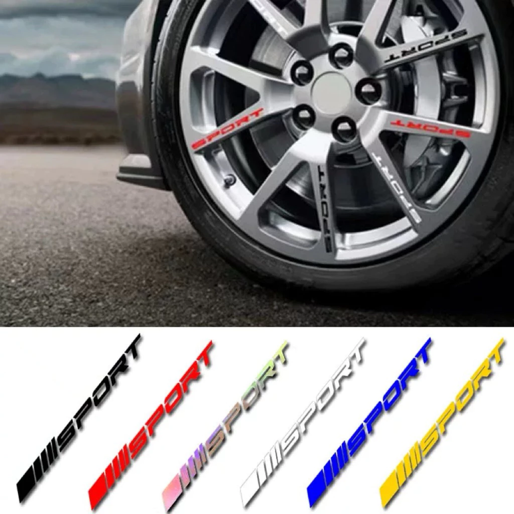 Tem Dán Mâm Xe SPORT Phản Quang Xe VIP – Decal Dán Lazang Ô Tô Xe Máy, Nhiều Màu, Phát Sáng Ban Đêm