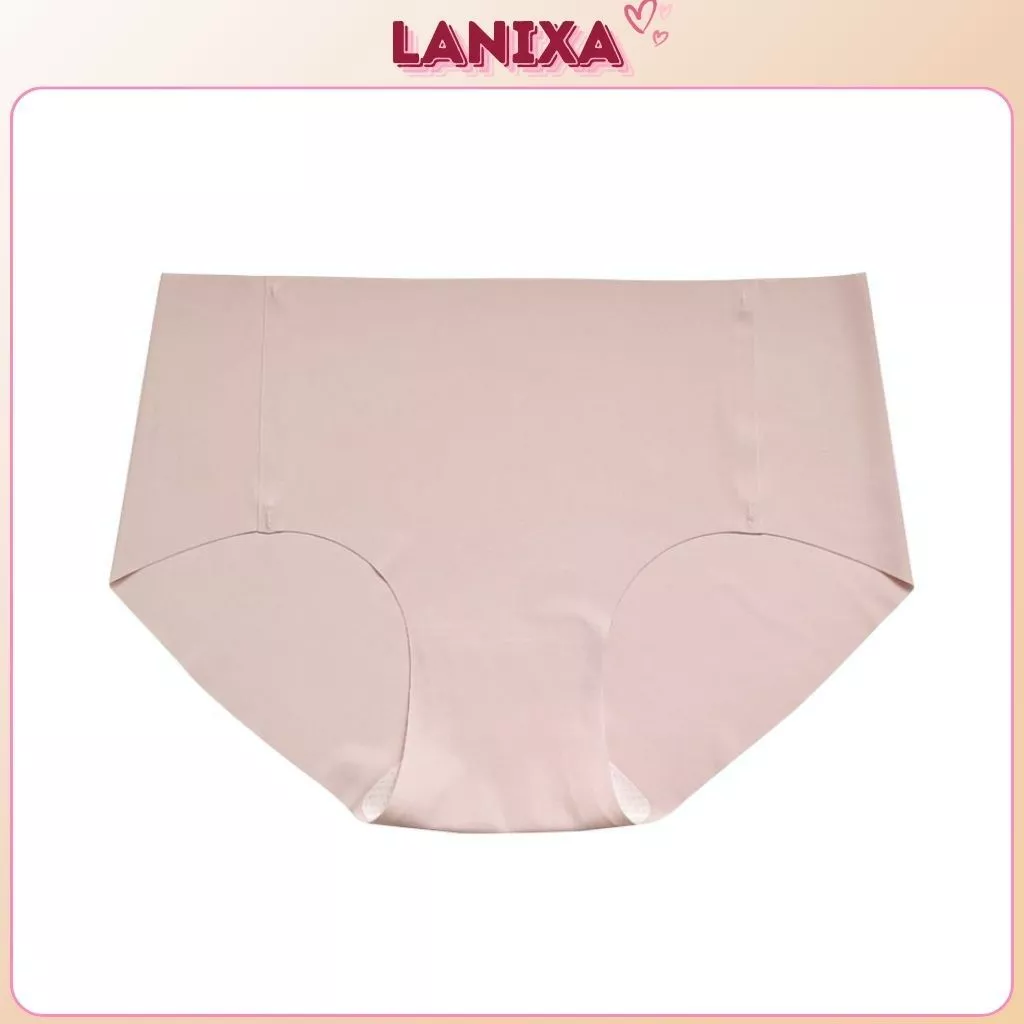 Quần lót nữ đúc su cao cấp không đường may mềm mại thoáng mát, Quần chip nữ kháng khuẩn LANIXA L059