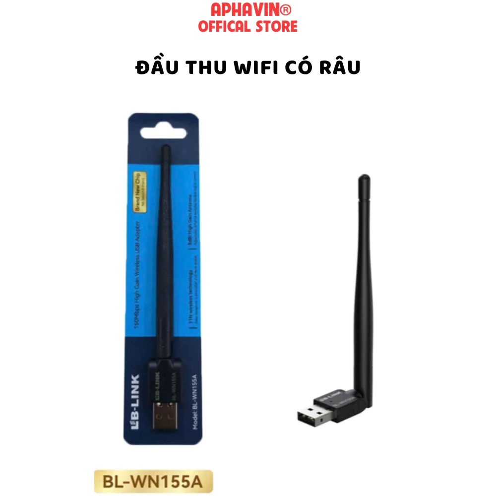 Đầu USB Thu Sóng Wifi Cho PC, LB-Link 150Mbps Tăng Tốc Độ Wifi Cho Laptop, PC